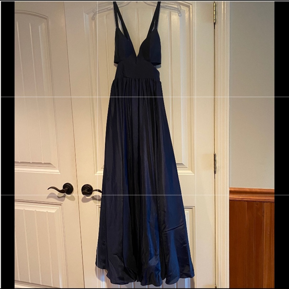Prom/evening formal gown, navy